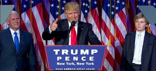 特朗普當選美國總統